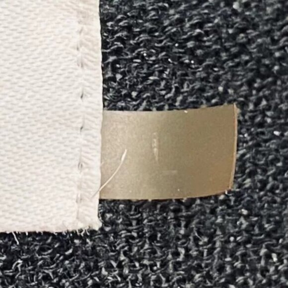 Calvin Klein Women's Open Front Cardigan Sz Large Cropped Black Silver Shimmer - Picture 7 of 9